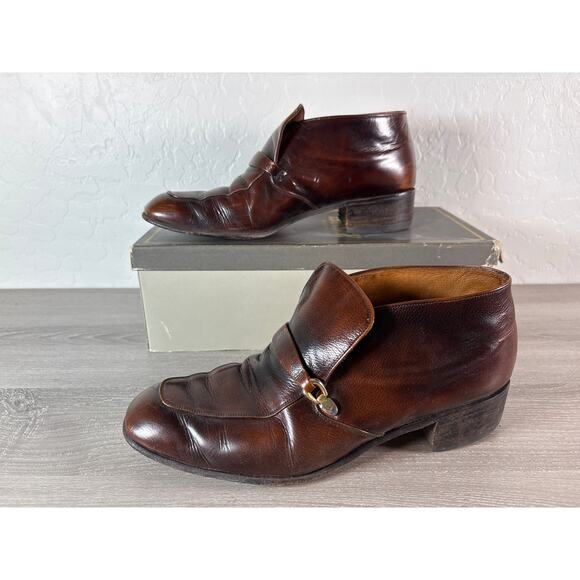 Vintage Bally Brown Carioca Calf Brione Switzerland Men’s Dress Shoes Size‎ 8.5 main image 9